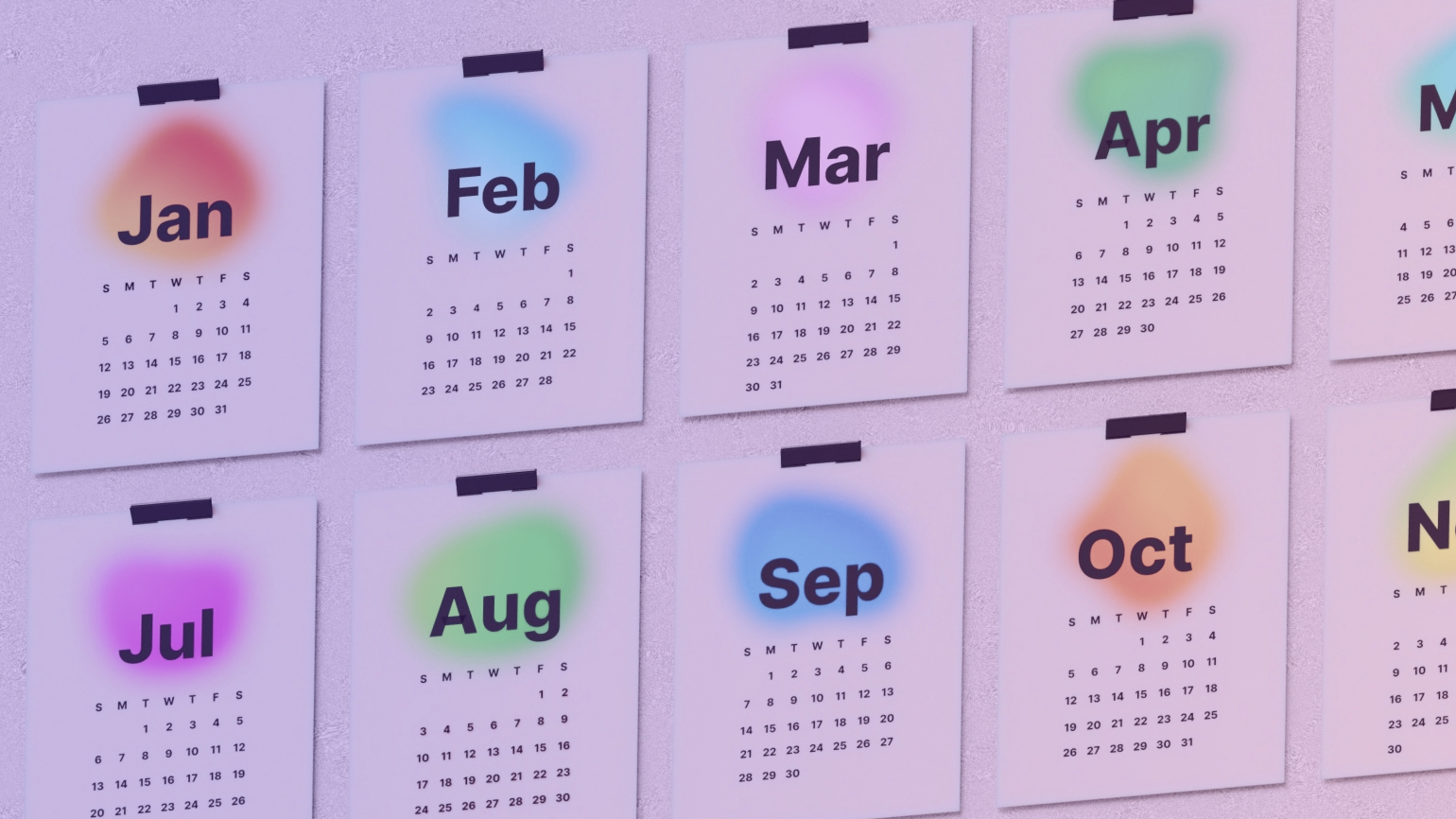 Picture of a calendar